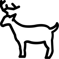 
Reindeer Vector Icon
