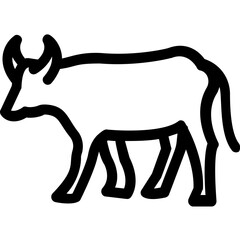 
Cow Vector Icon
