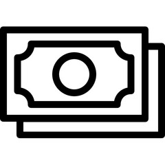 
Paper Money Vector Icon 
