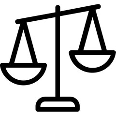 
Justice Scale Vector Icon
