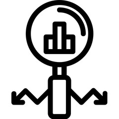 
Search Graph Vector Icon
