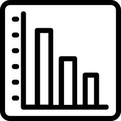 
Bar Chart Vector Icon

