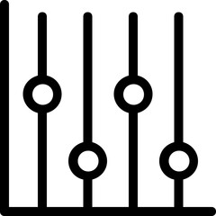 
Bar Chart Vector Icon
