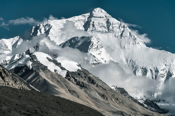 中国西藏日喀则珠穆朗玛峰