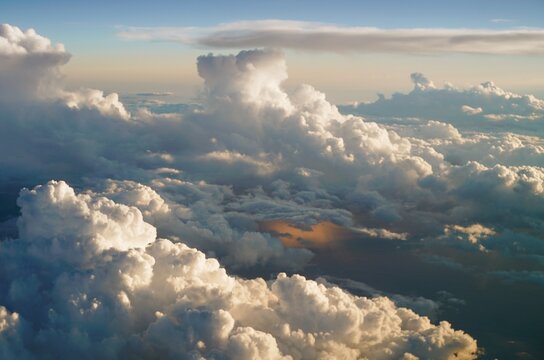 High Angle View Of Clouds In Sky