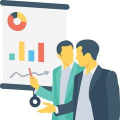 
Colleagues Colored Vector Icon
