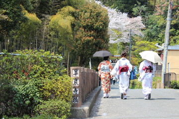 京都を着物で散策
