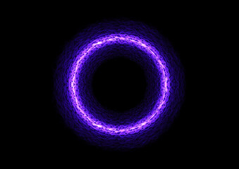 抽象的な光の輪