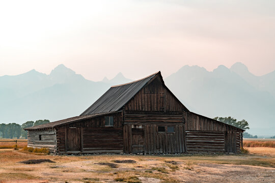old barn in the tetons