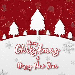 Merry christmas festival background