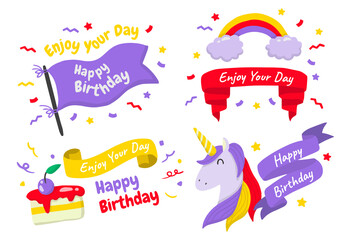 Party label Vector Logo for banner