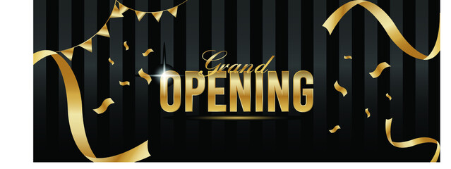 Grand opening, best party for all festive banner
