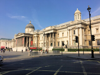 Fototapeta na wymiar Trafalgar Square in London