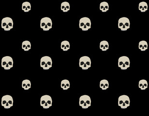 pattern background, various human skull