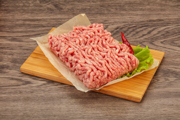 Minced meat - pork and beef