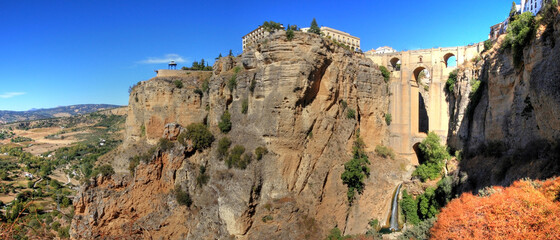 Andalousia, south of Spain. Nice view in the city of Ronda. - 393794419
