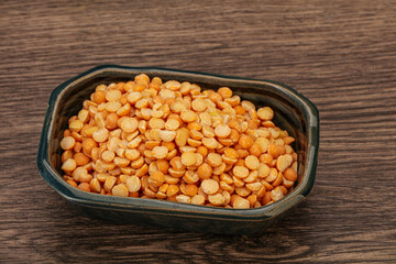 Dry peas for cooking