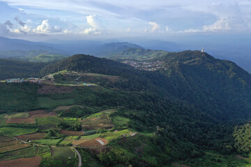 Fototapeta premium Phu Thap Boek is a 1,768 m high mountain in Phetchabun Province, Thailand near the border with Loei Province. It is in the Lom Kao District.