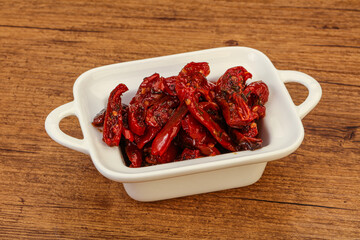 Dried tomato with olive oil