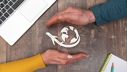 Concept of travel insurance