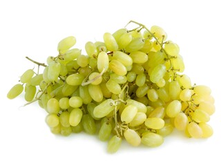 green juicy fruits of grapes close up