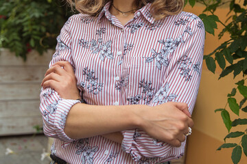 Trendy summer outfit, street fashion look