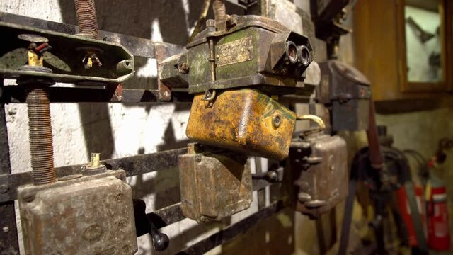 Old Electric instalation in abandoned factory