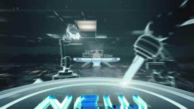 Disruptive Technology with digital technology hitech concept