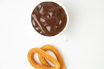 delicious churros to take with hot chocolate