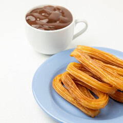 delicious churros to take with hot chocolate