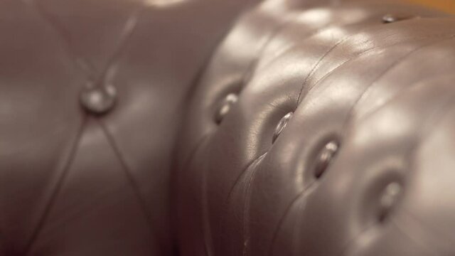 elegant leather sofa texture with buttons pattern