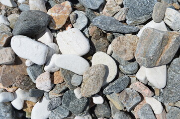 pebbles on beach