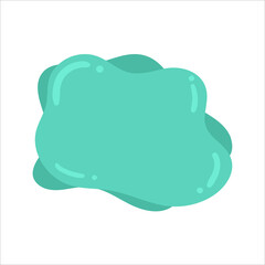 Speech Bubble for Entering Conversation Messages and Thoughts of Cartoon Characters