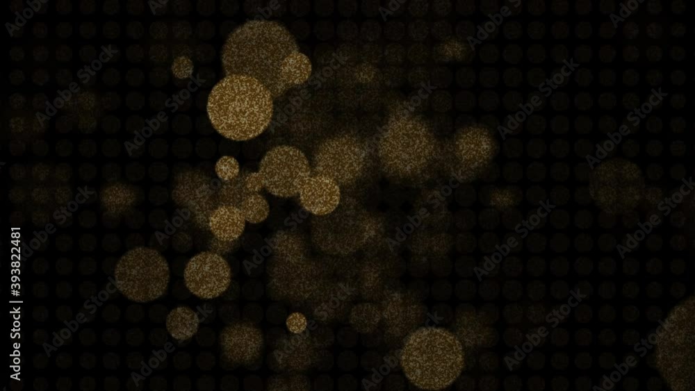 Poster countdown from 10 to 0 second golden text with gold bokeh boom spark background. 4k 3d ten seconds c