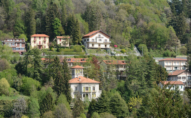 La cittadina di Brunate in provincia di Como.