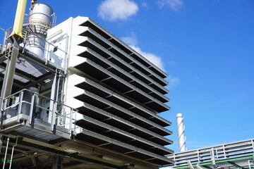 Inlet duct between the filter house and the Inlet Guide Vane (IGV’s) of gas turbine at power...