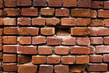 brick background for interior in loft style

