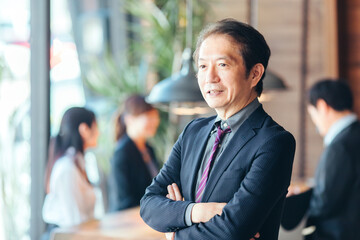 中高年のビジネスマン
