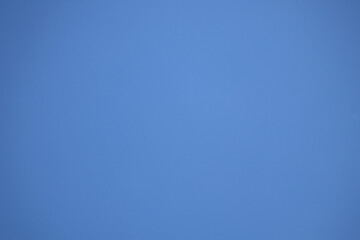 The blue sky is not bright. Not even clouds in the sky