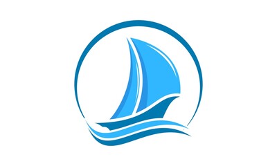 Boat illustration vector design