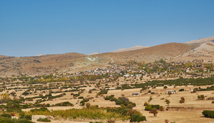 Fototapeta na wymiar Denizli Province, rural landscape