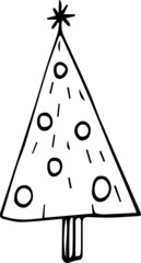illustration of a christmas tree