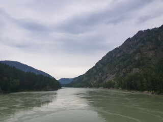 mountain river in the mountains