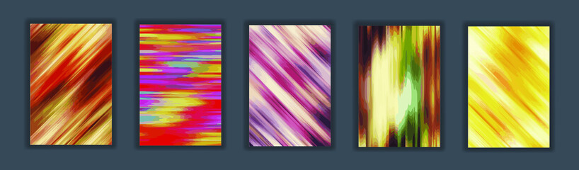 Set of Abstract Color blur background. Modern Smartphone screen, mobile app Template. Design for Wallpaper, background, banner, flyer, Social media post 