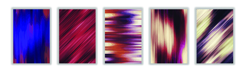 Set of Abstract Color blur background. Modern Smartphone screen, mobile app Template. Design for Wallpaper, background, banner, flyer, Social media post 