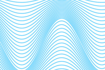 Waves, blue lines, stripes. Background. Vector illustration of rectangular.