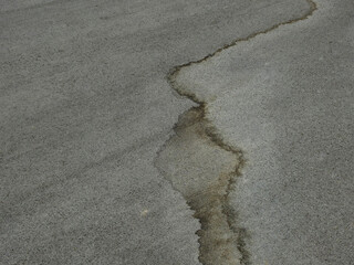stain of dirty on asphalt road texture