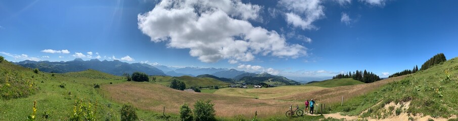 Panoramique - Chaine des Alpes - Mont-Blanc
