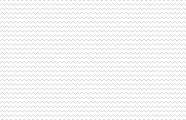 Zigzag lines, thin gray lines, stripes on a white background. Packaging. Vector illustration.