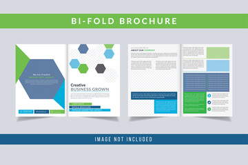 Corporate Bifold brochure Template